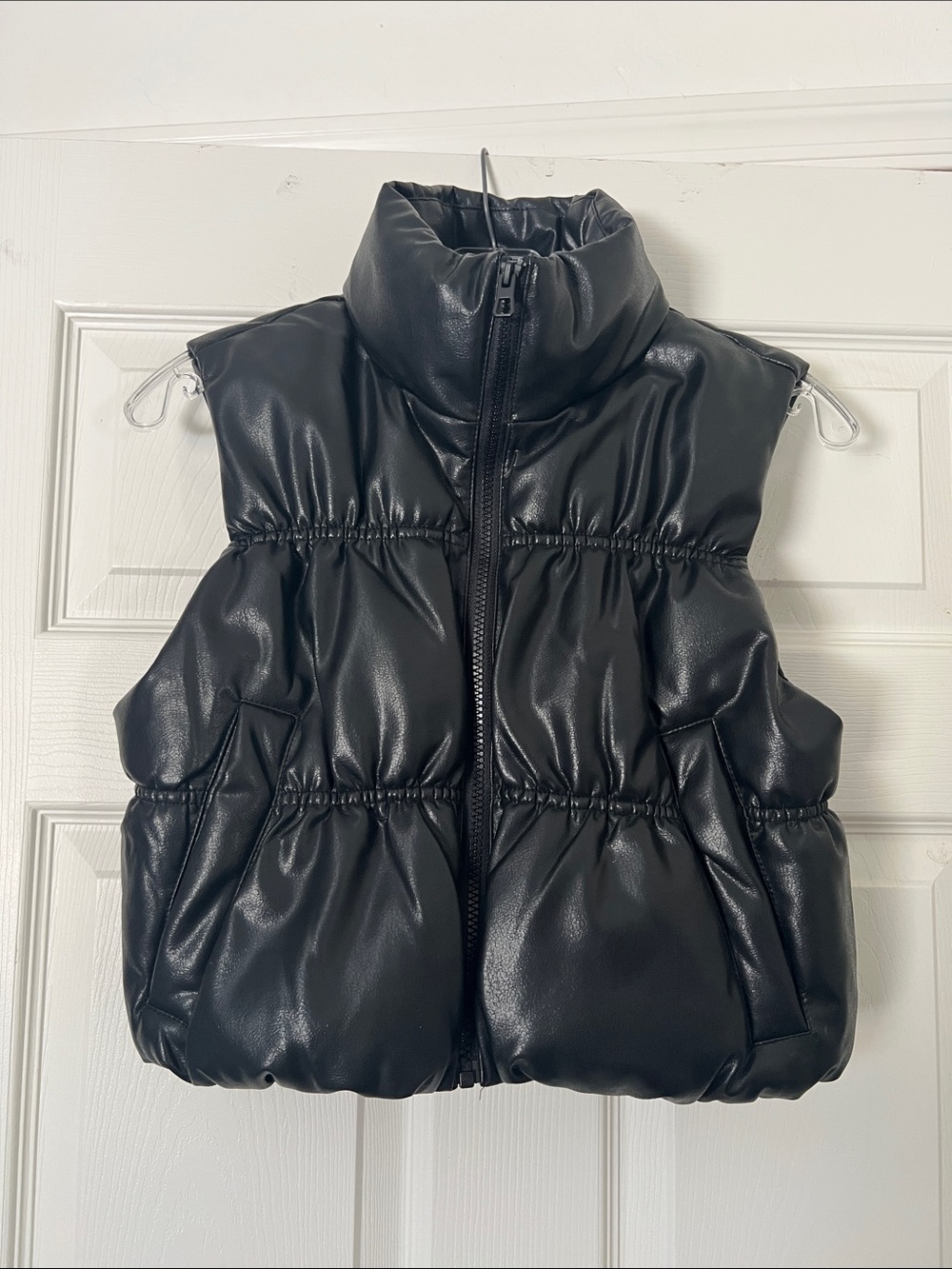 Divided Black Puffer Vest